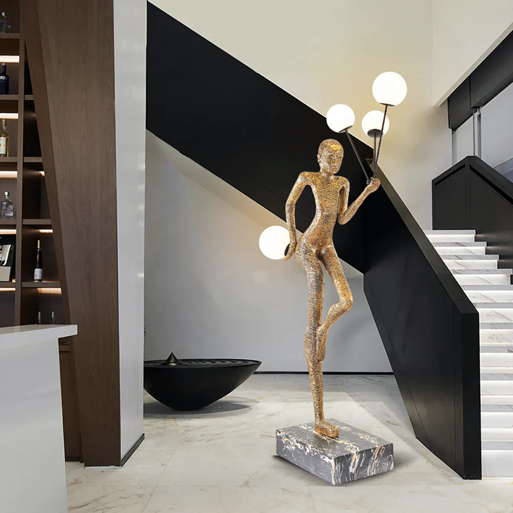 Welcome Sculpture Characters Floor Lamp - Nuvé