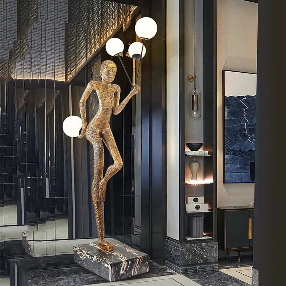 Welcome Sculpture Characters Floor Lamp - Nuvé
