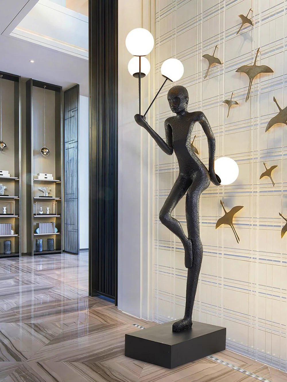 Welcome Sculpture Characters Floor Lamp - Nuvé