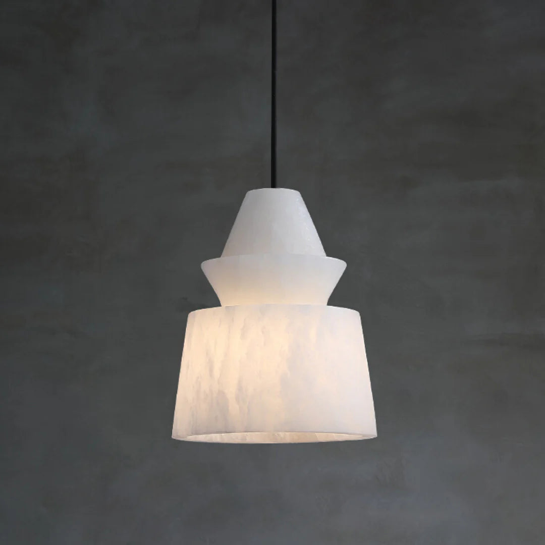 White Alabaster Pendant Light - Nuvé