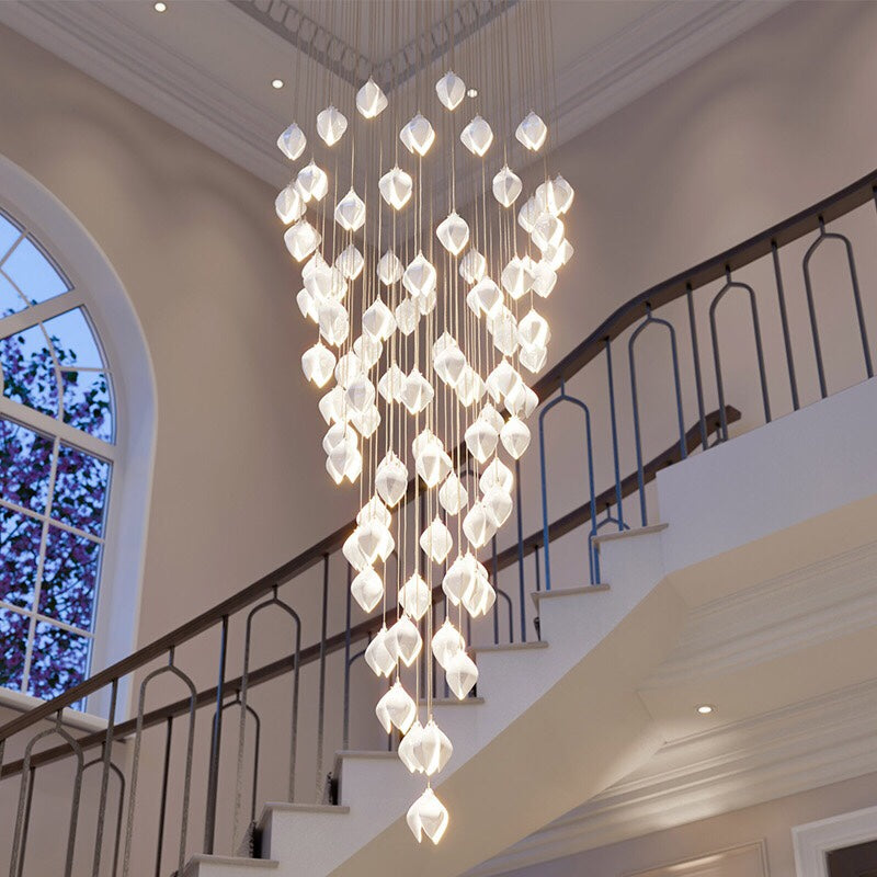 Bloom Porcelain Petals Pendant Light - Nuvé