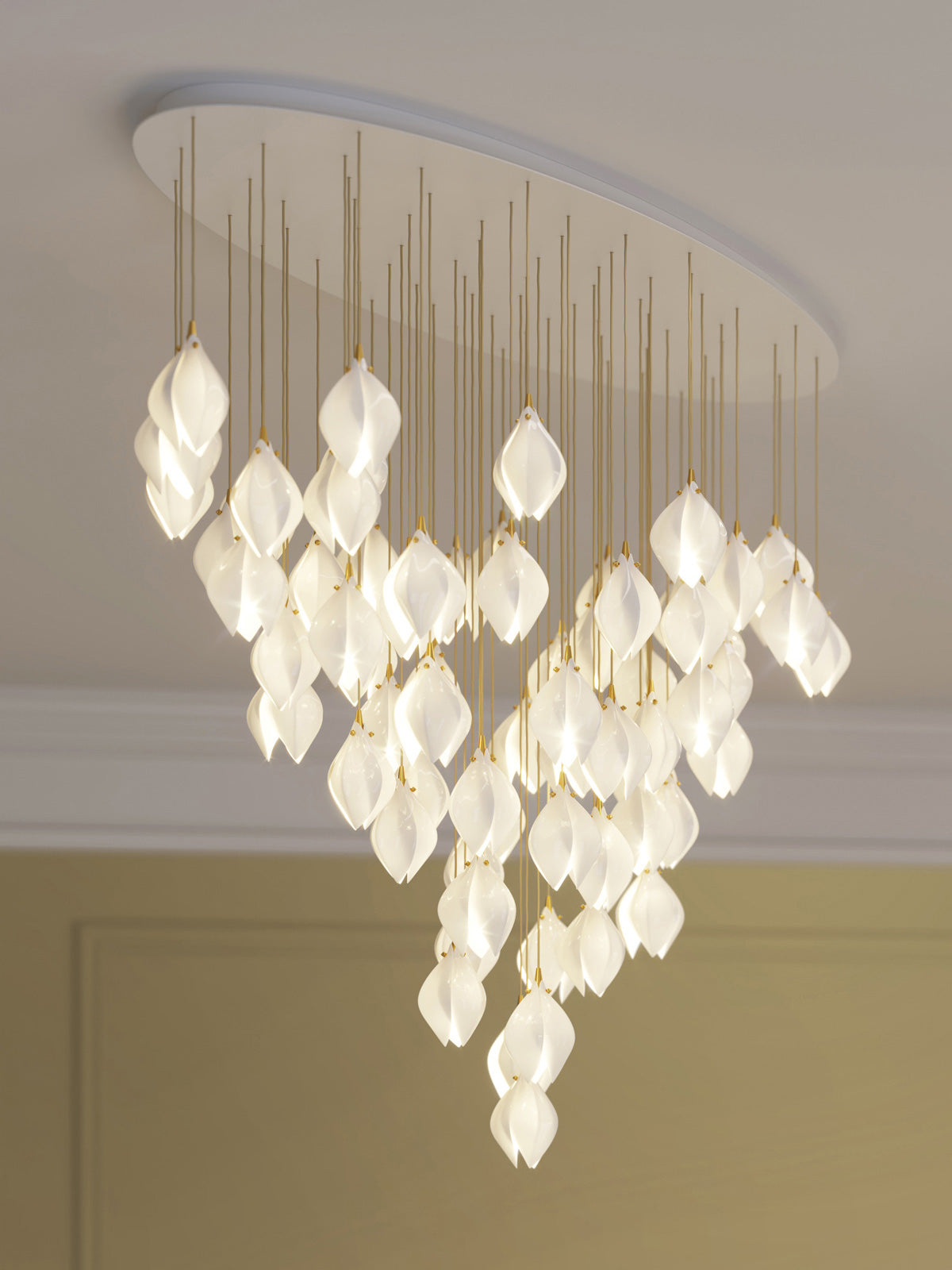 Bloom Porcelain Petals Pendant Light - Nuvé