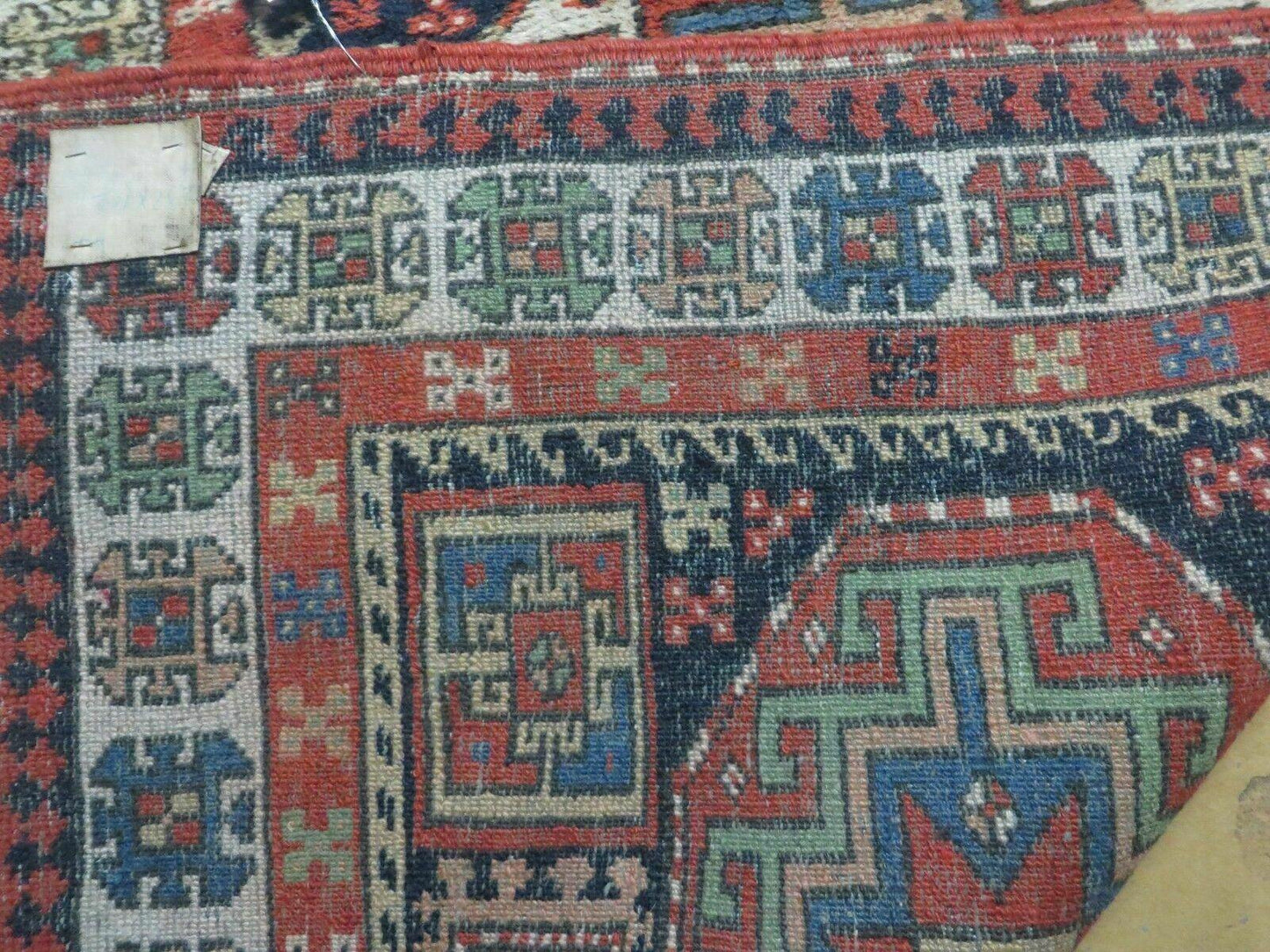 3 '4" X 10' Vintage Handmade Turkish Kazak Caucasian Wool Runner Rug Red Nice - Nuvé
