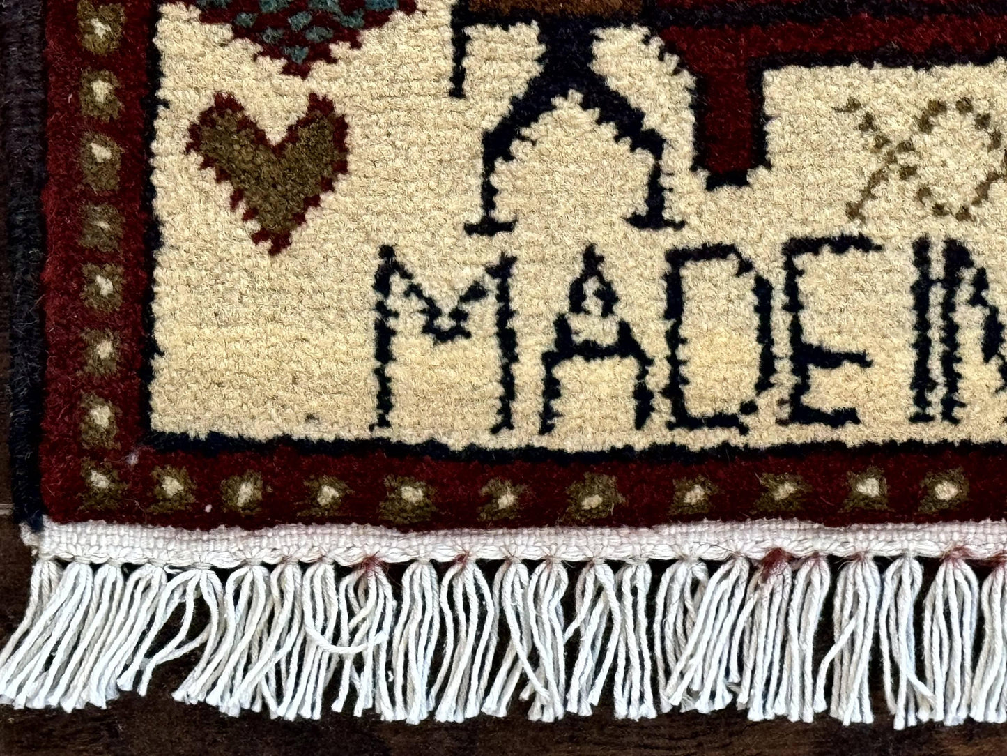 Afghan War Rug 2 x 2.6, Guns Tanks Helicopters - Nuvé