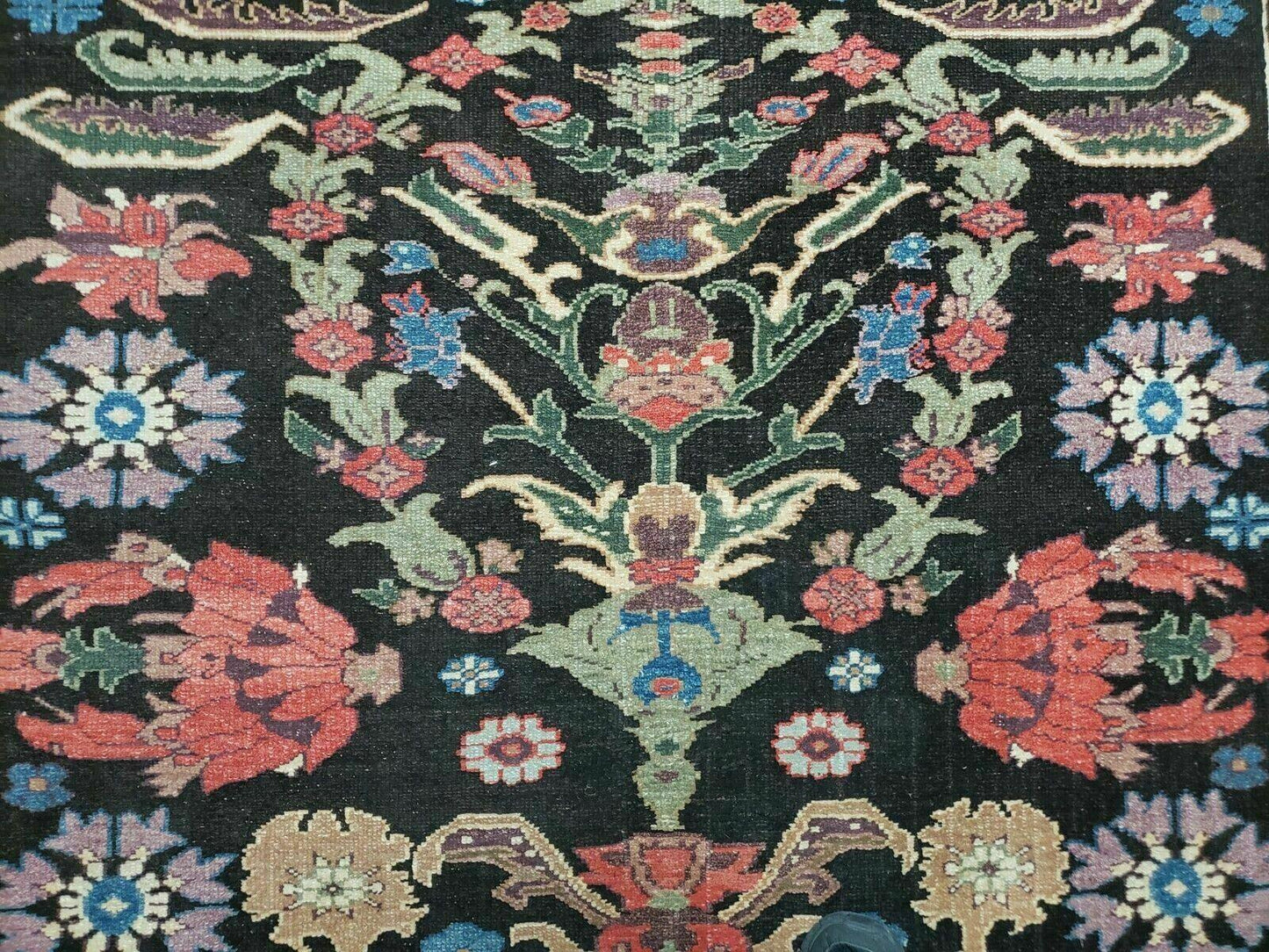 4' 5" X 16' 1" Antique Karabagh Caucasian Rug Handmade Wool Carpet Organic Dye - Nuvé