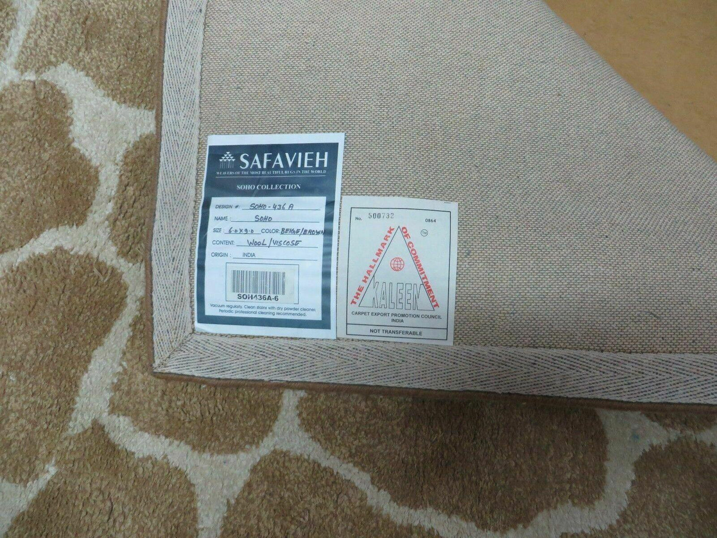 6x9 Safavieh Rug - Nuvé