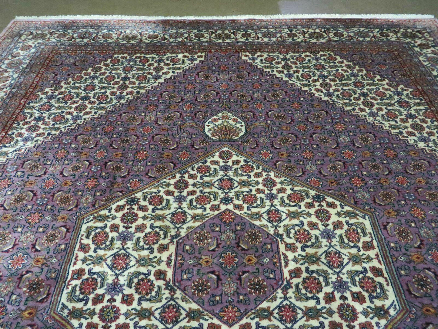8' X 10' Vintage Fine Handmade India Wool Rug Hand Knotted Carpet Detailed Nice - Nuvé
