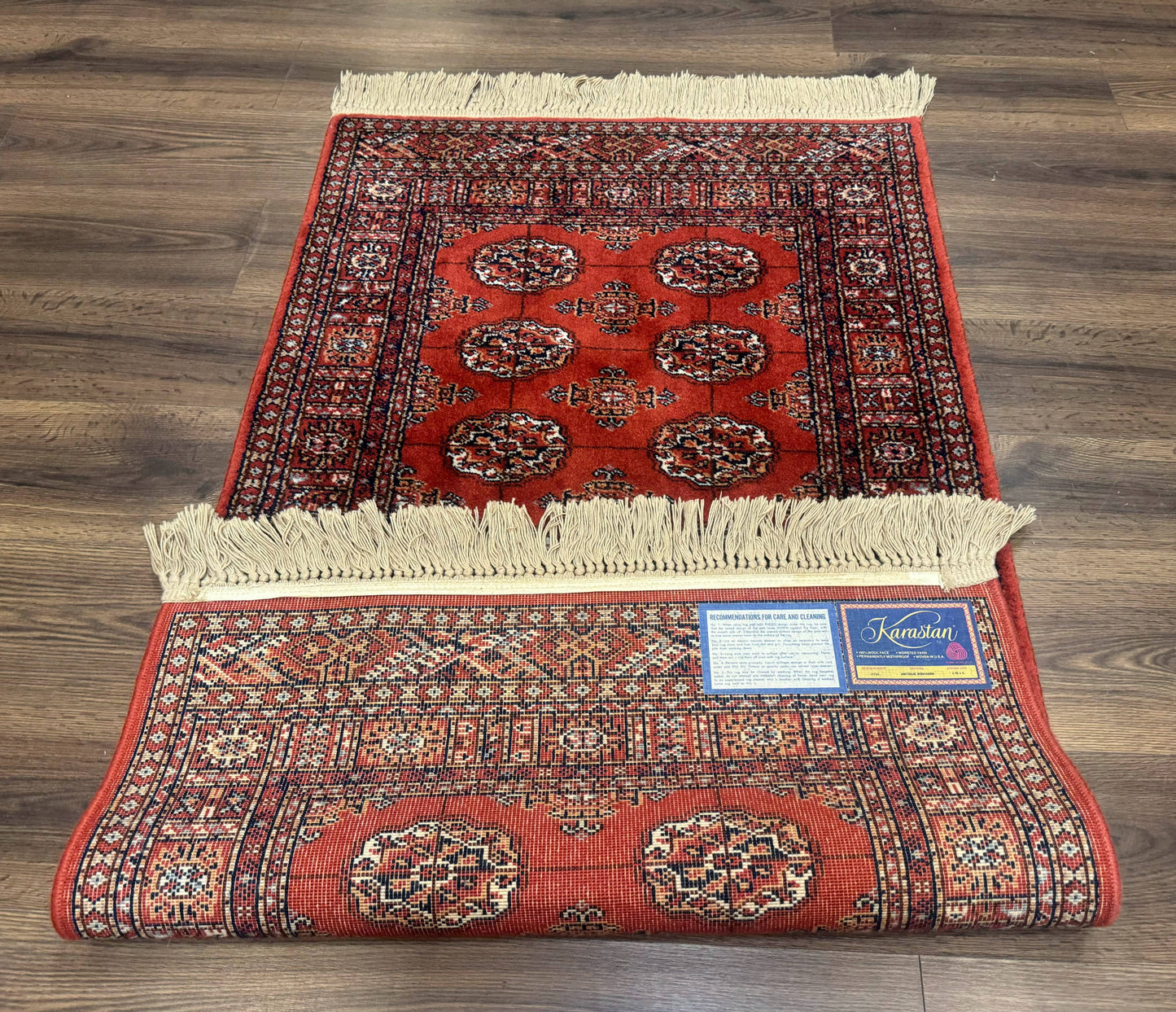 Karastan Rug 3x5, Antique Bokhara #734, Rare, Wool Pile Discontinued Karastan, Original 700 Series - Nuvé