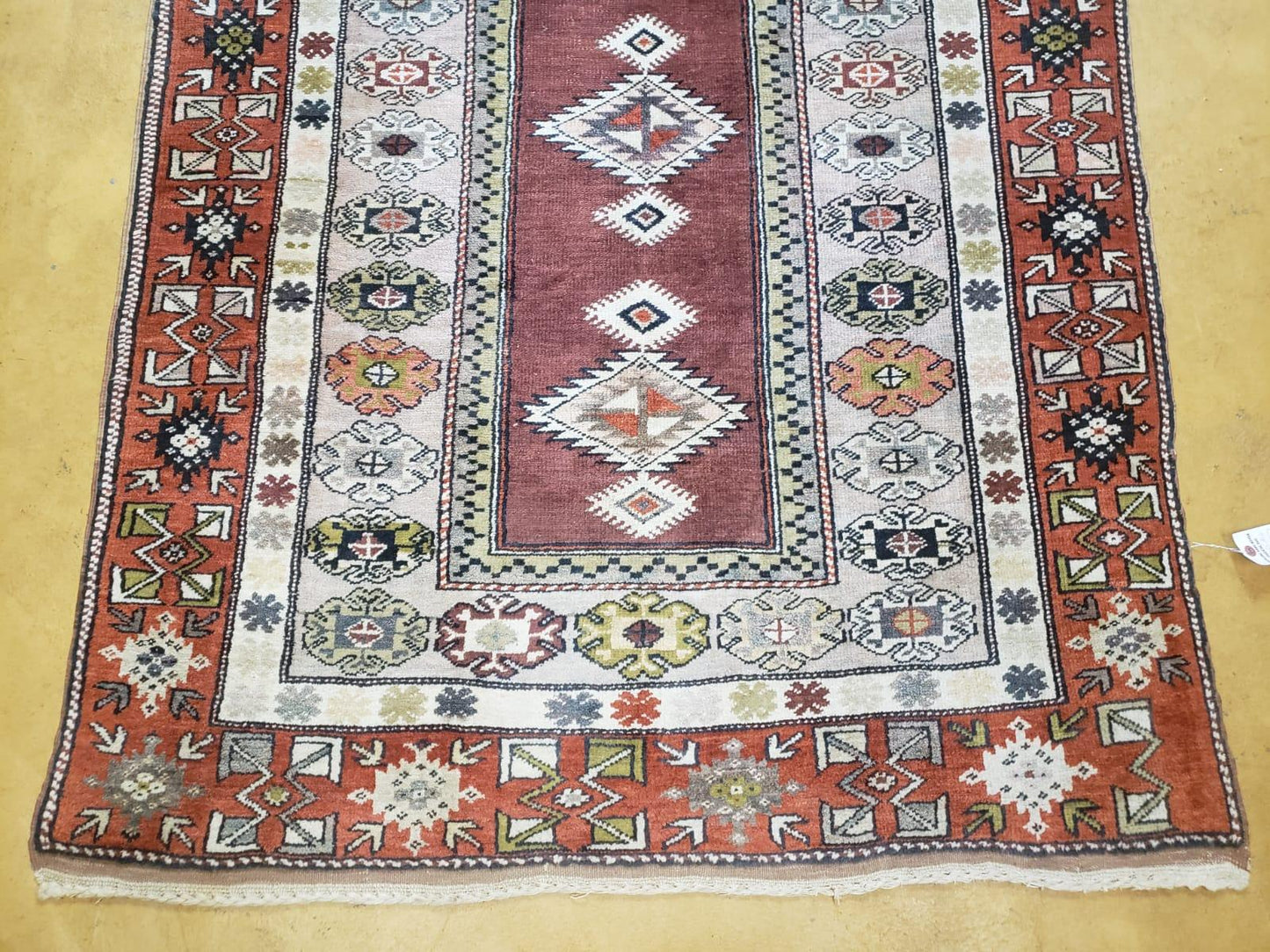 4x8 Turkish Rug - Turkish Oriental Carpet - Tribal Rug - Talesh Rug - Hand Knotted Wool Area Rug 4' 4" x 7' 6" Bedroom Rug Vintage - Nuvé