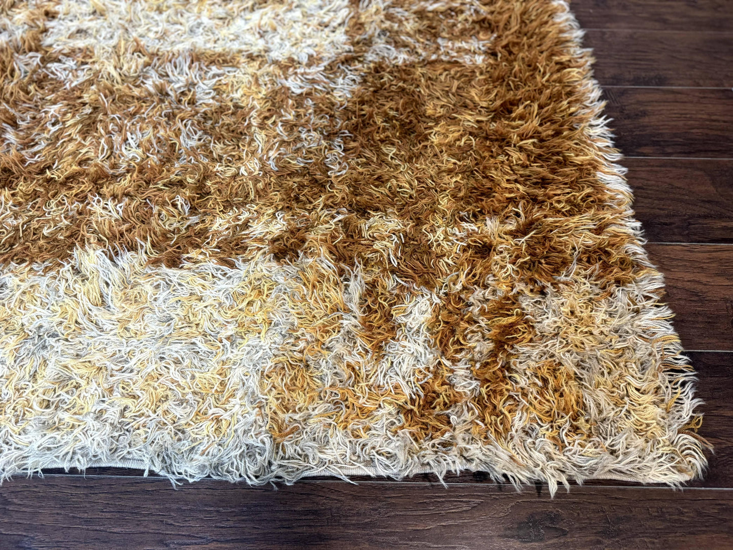 Vintage Rya Shag Rug 5.5 x 7.7 - Nuvé