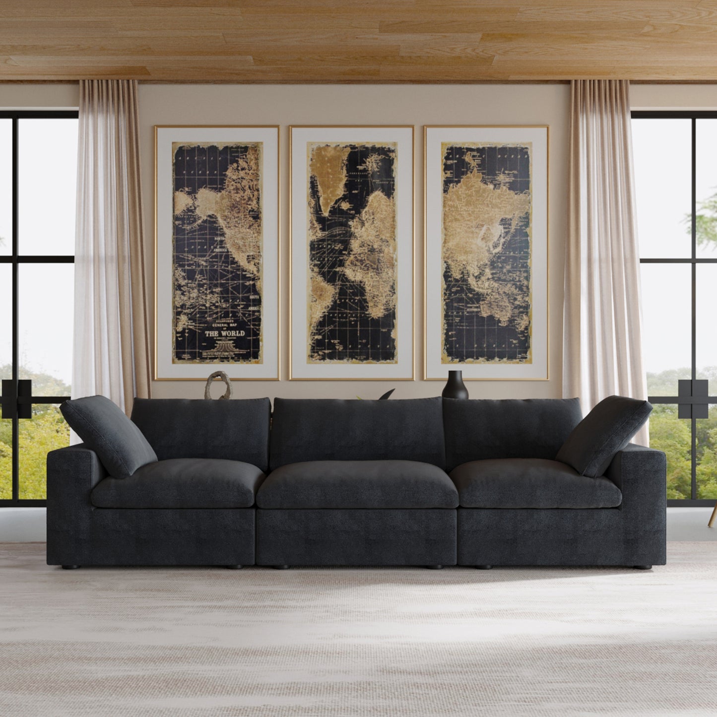 Nuvé® Solace Modular Bouclé Cloud Sofa