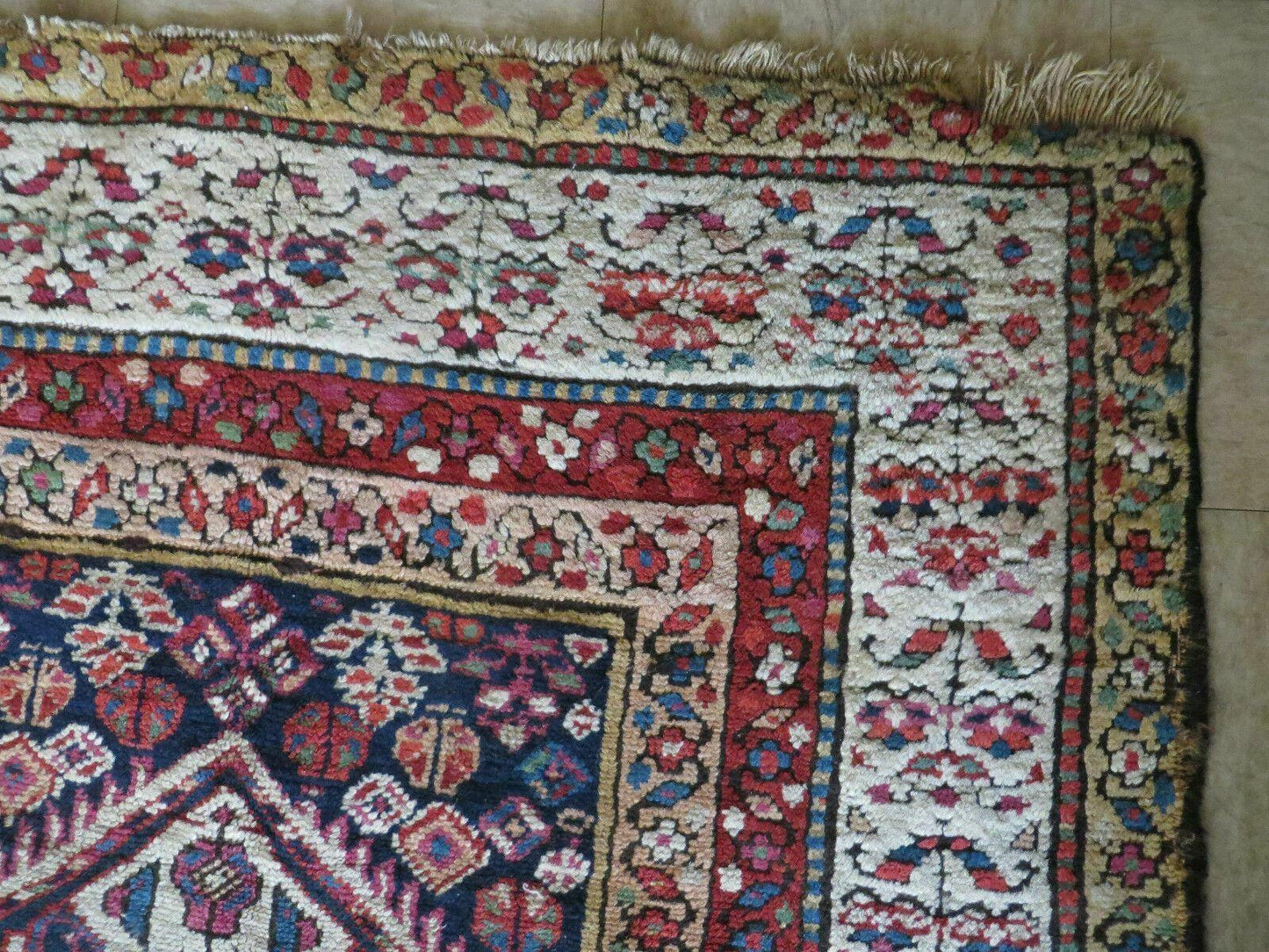 4' X11' Antique Handmade Turkish Anatolian Wool Corridor Kalegy Runner Rug - Nuvé