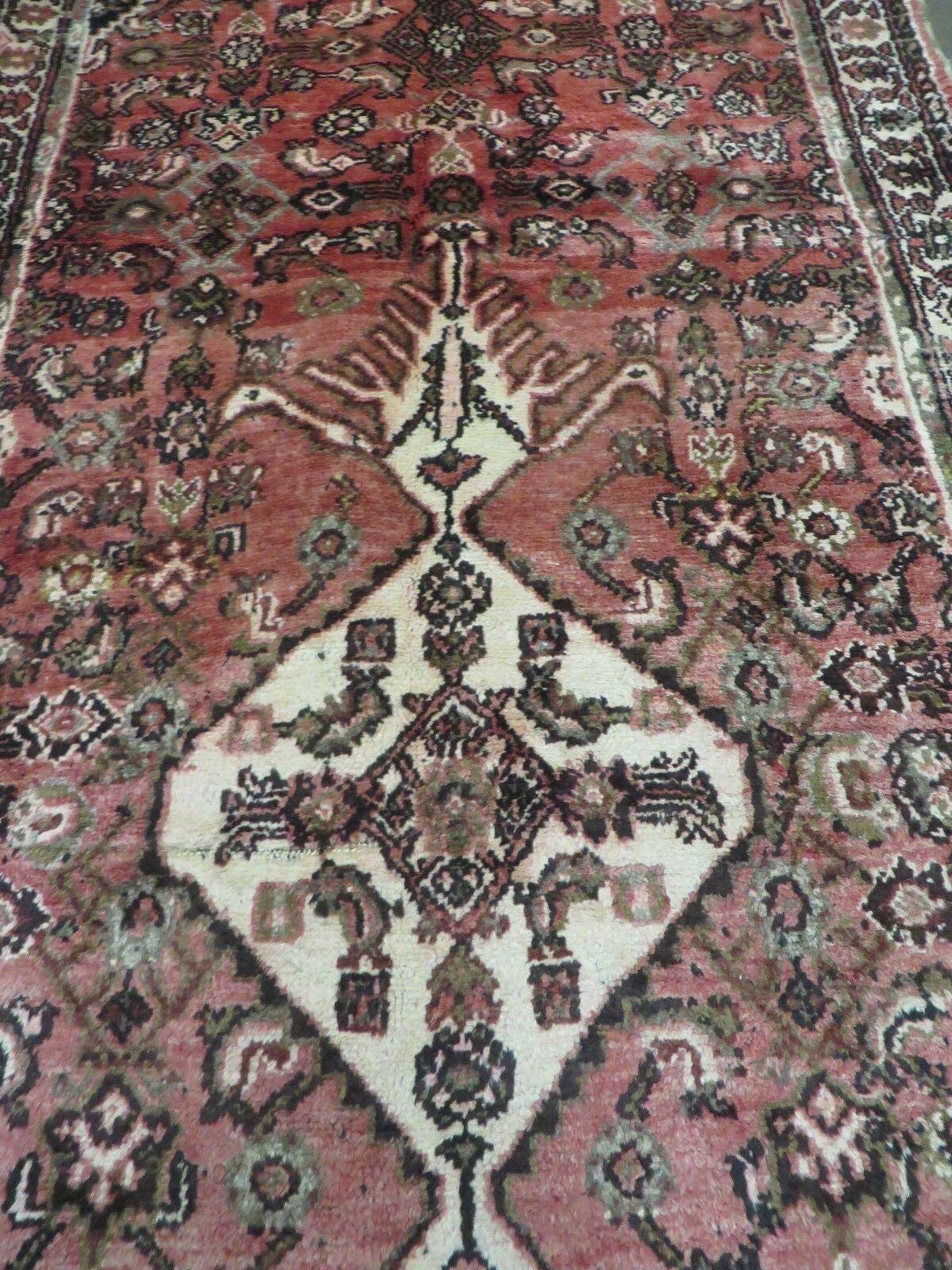 Persian Runner Rug 3.8 x 10, Red, Vintage - Nuvé