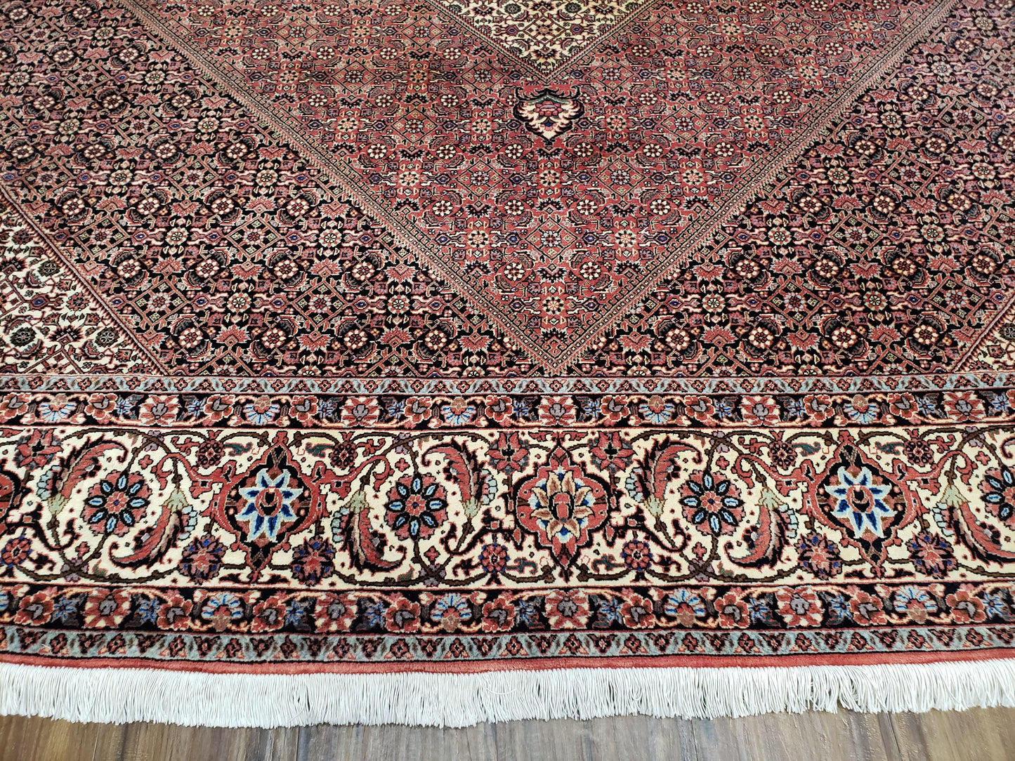 Persian Bijar Rug 8x11 - Herati Mahi Pattern - Nuvé