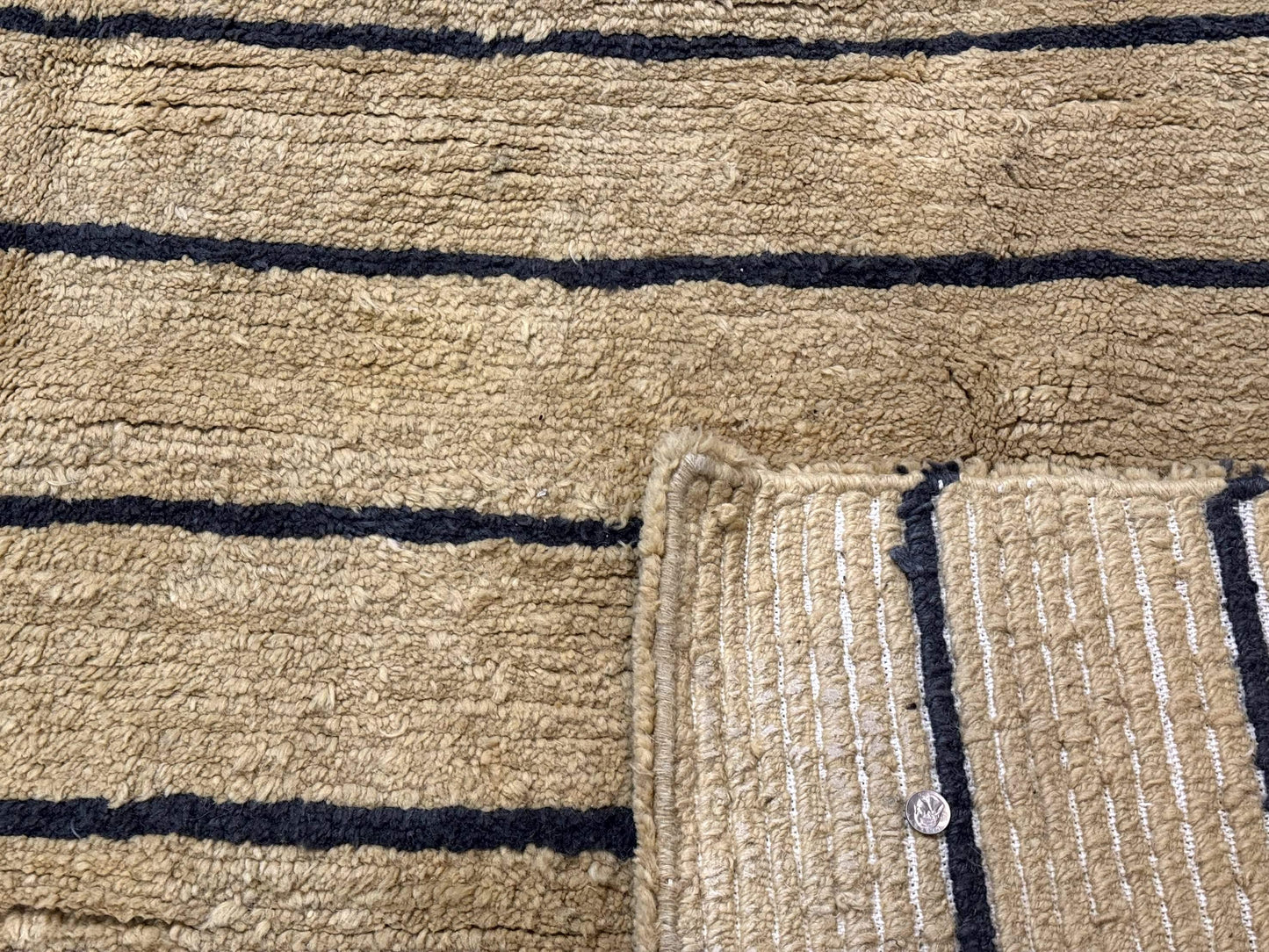 Modern Nepali Rug 13 x 15.6, Palace Size Wool Custom Made Rug, Tan, Large Nepali/Tibetan Carpet - Nuvé