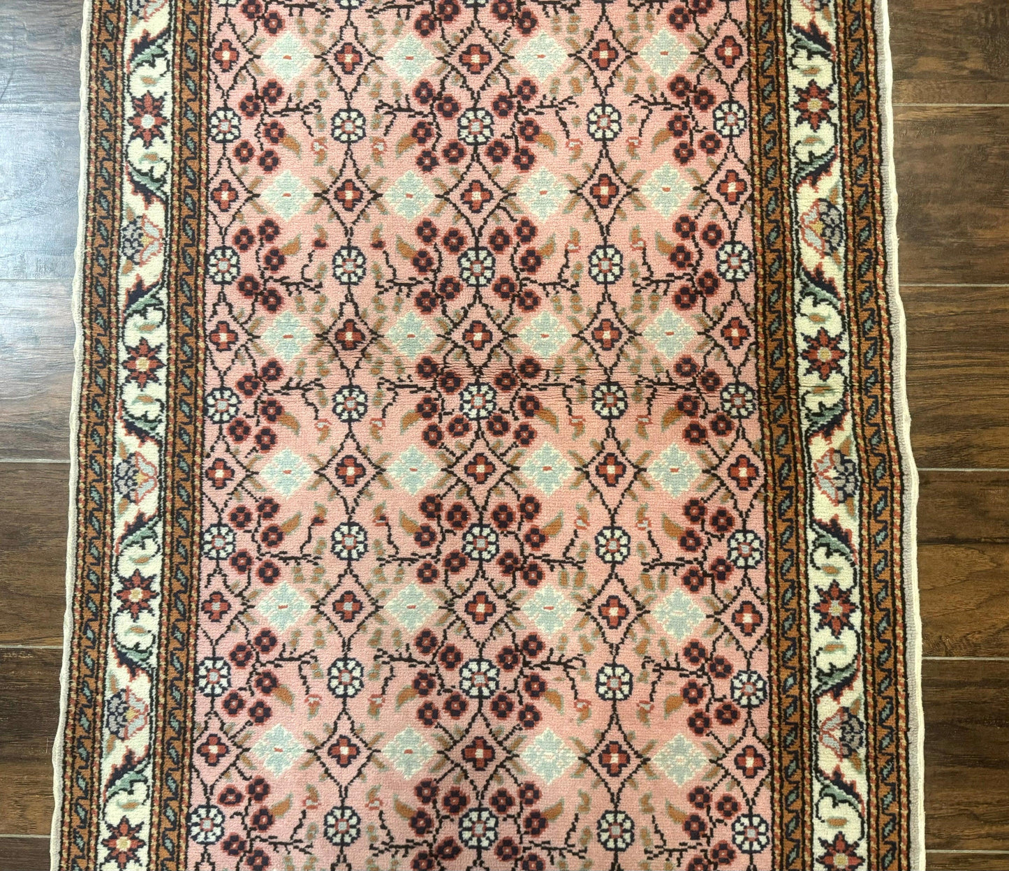 Turkish Sivas Rug 3x4, Pink, Handmade, Wool, Vintage - Nuvé