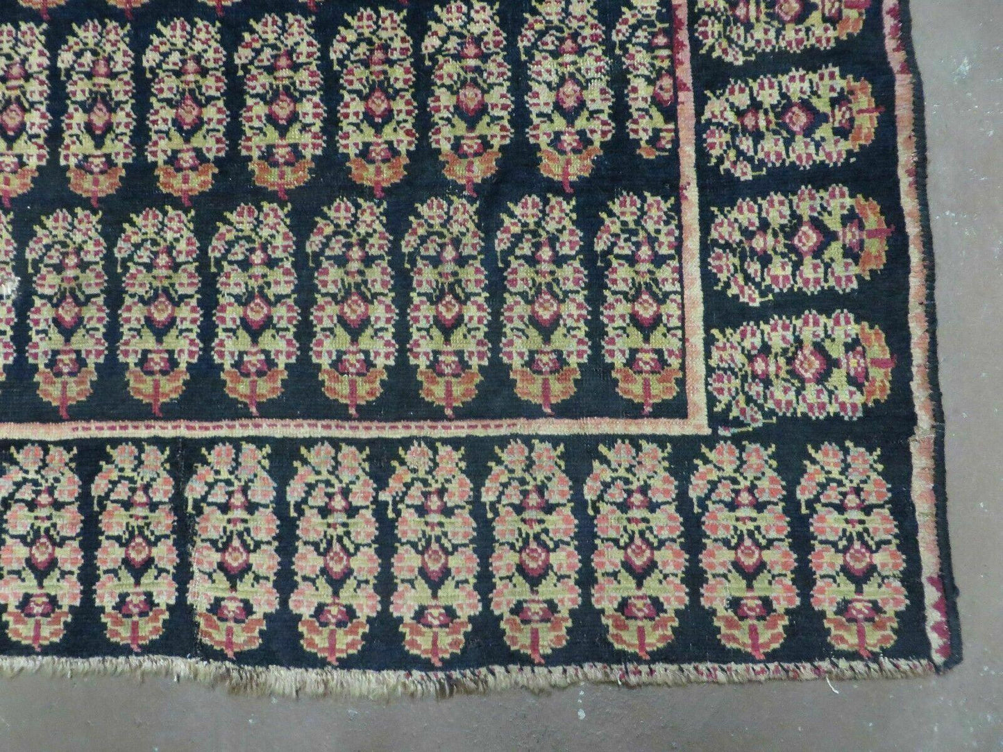 4' X 9' Antique Karabagh Caucasian Rug Handmade Wool Carpet Organic Dyes Nice - Nuvé