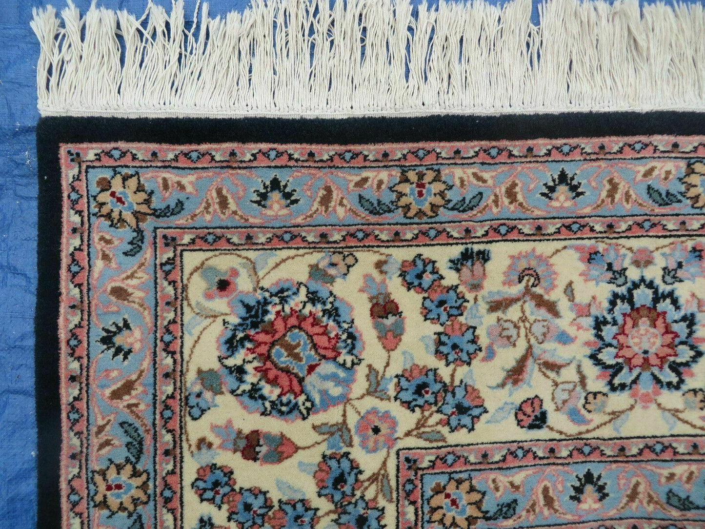 10' X 14' Vintage Handmade India Wool Hand Knotted Carpet Rug Organic Dyes Nice - Nuvé