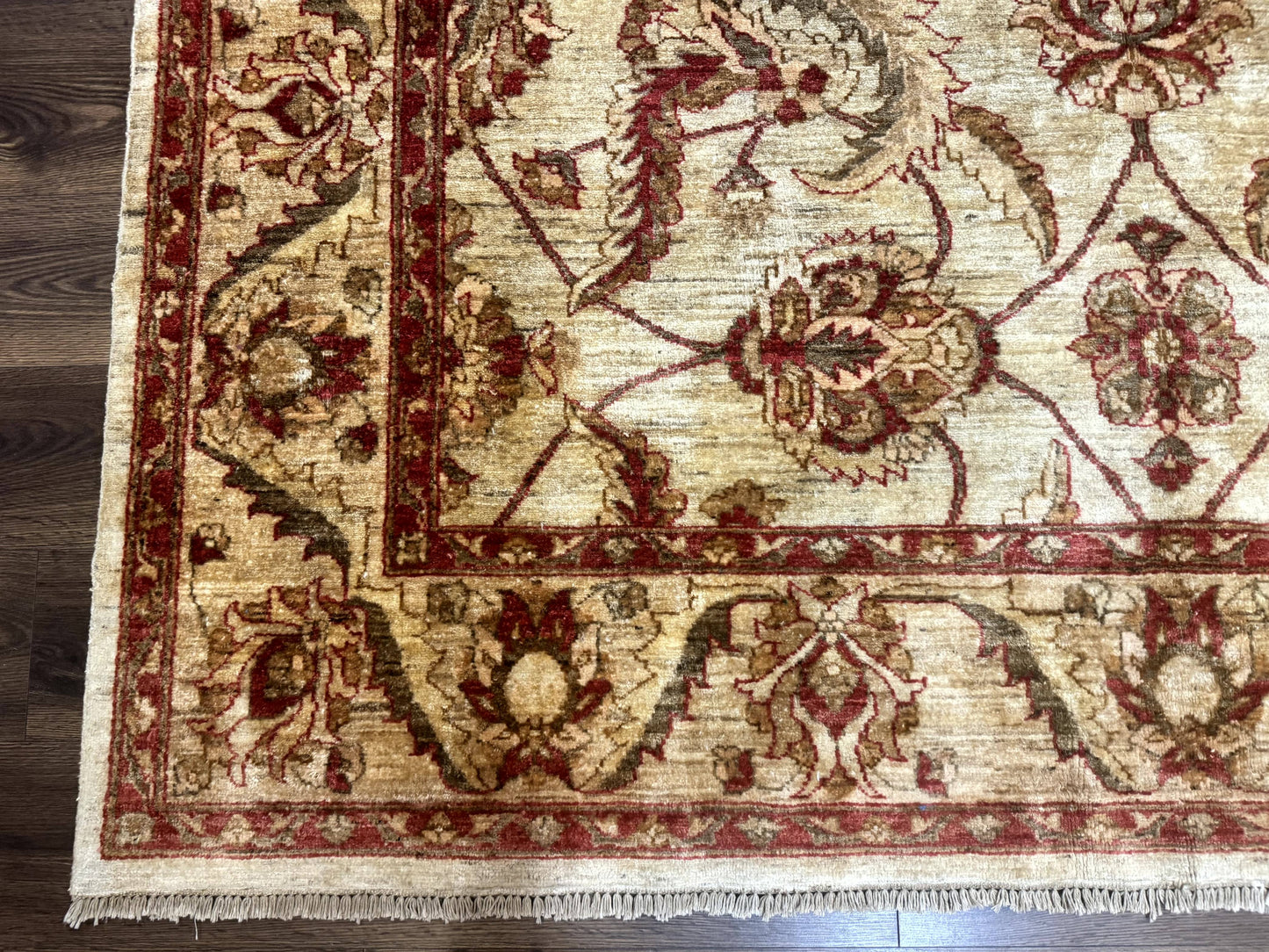 Indian Mahal Rug 7x9, Traditional Wool Carpet - Nuvé