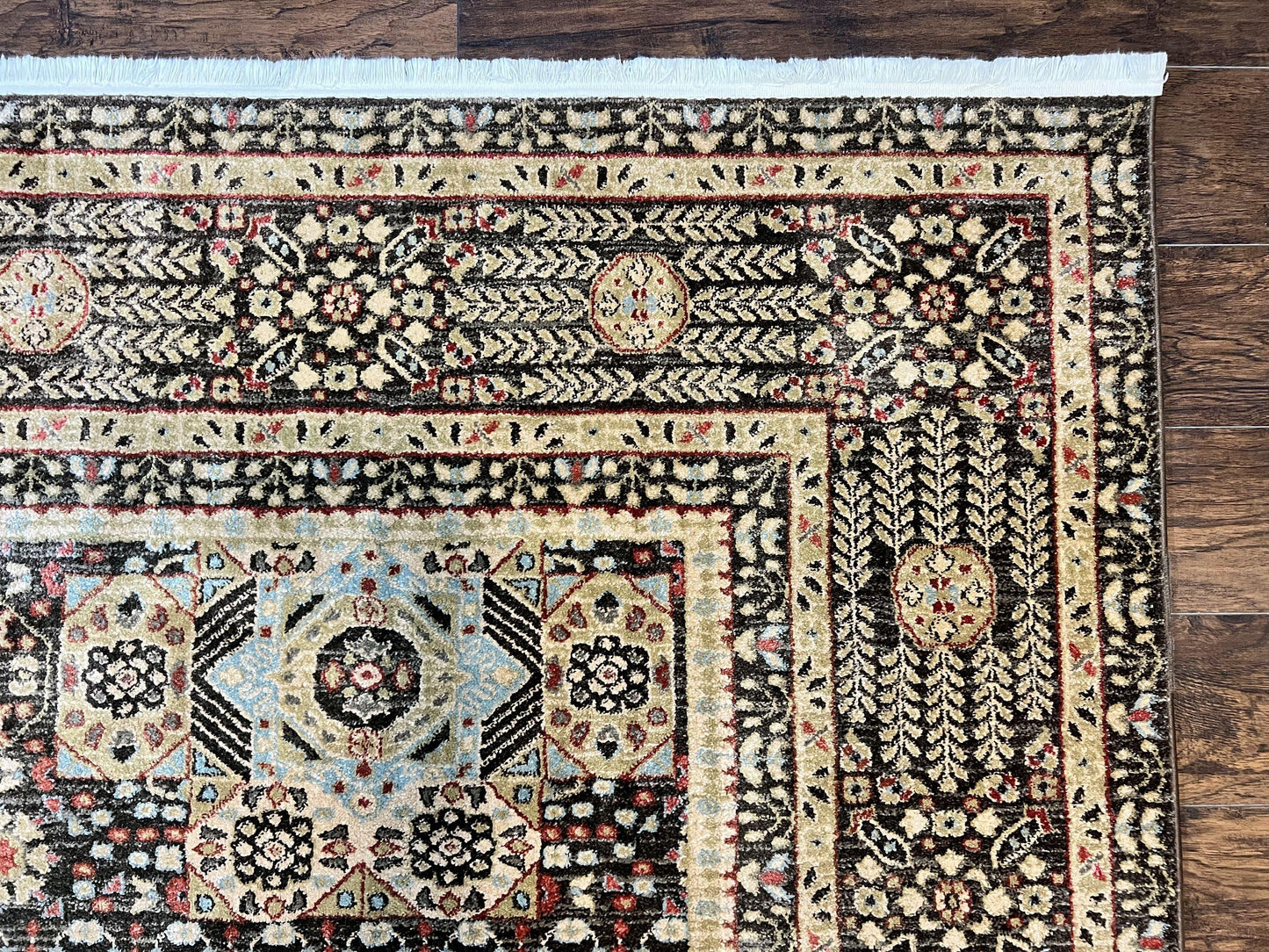 Room Sized Oriental Rug 10x11, Power Loomed Carpet, Tan Brown, Unique Loom - Nuvé