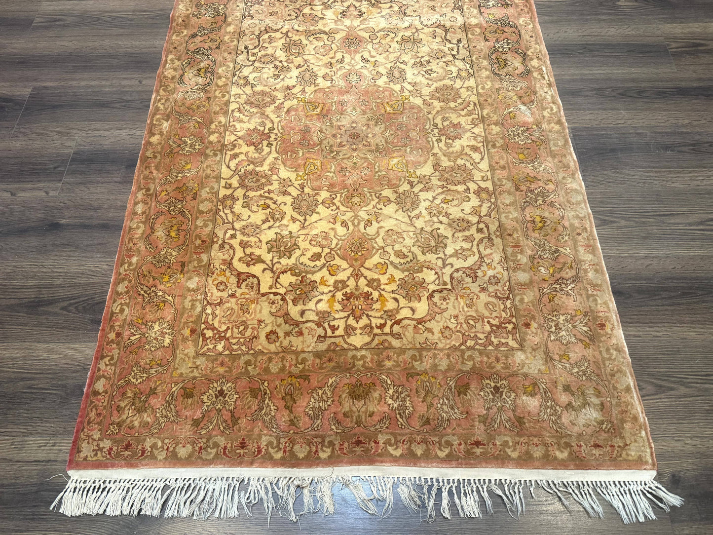 Persian Isfahan Rug 3x5 Fine 550 KPSI Kork Wool on Silk - Nuvé
