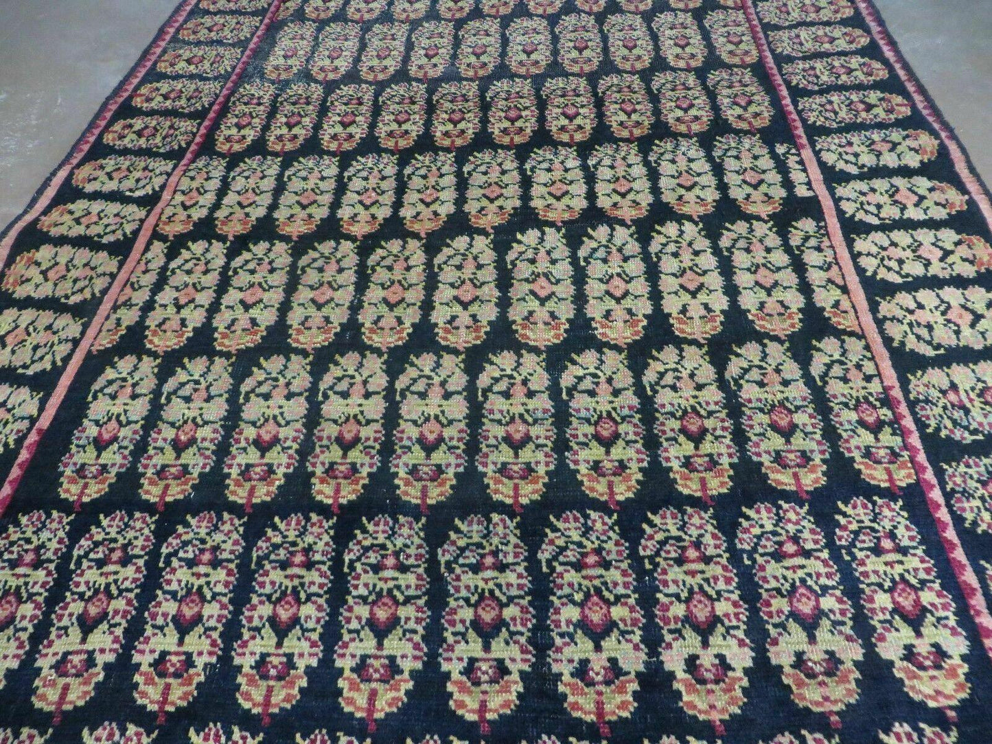 4' X 9' Antique Karabagh Caucasian Rug Handmade Wool Carpet Organic Dyes Nice - Nuvé