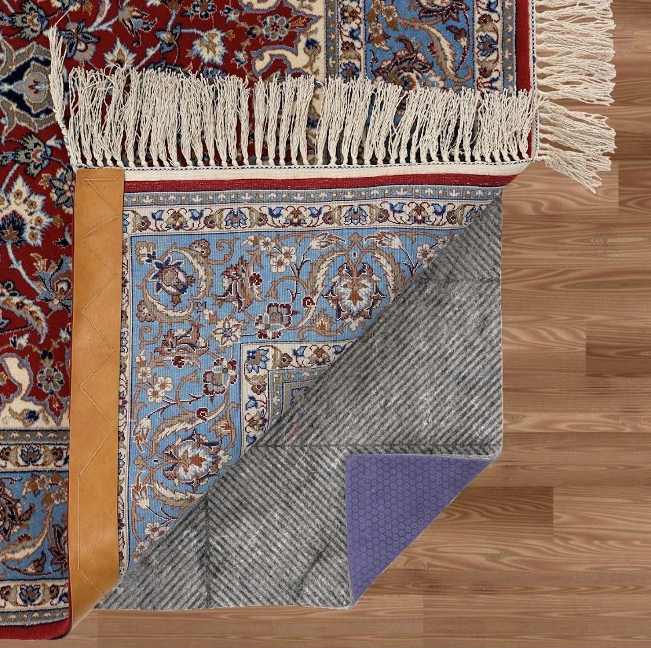 2'7" x 11' Custom Cut Non-Slip Durahold Plus Rug Pad, Felt & Rubber for Hard Floors - Nuvé