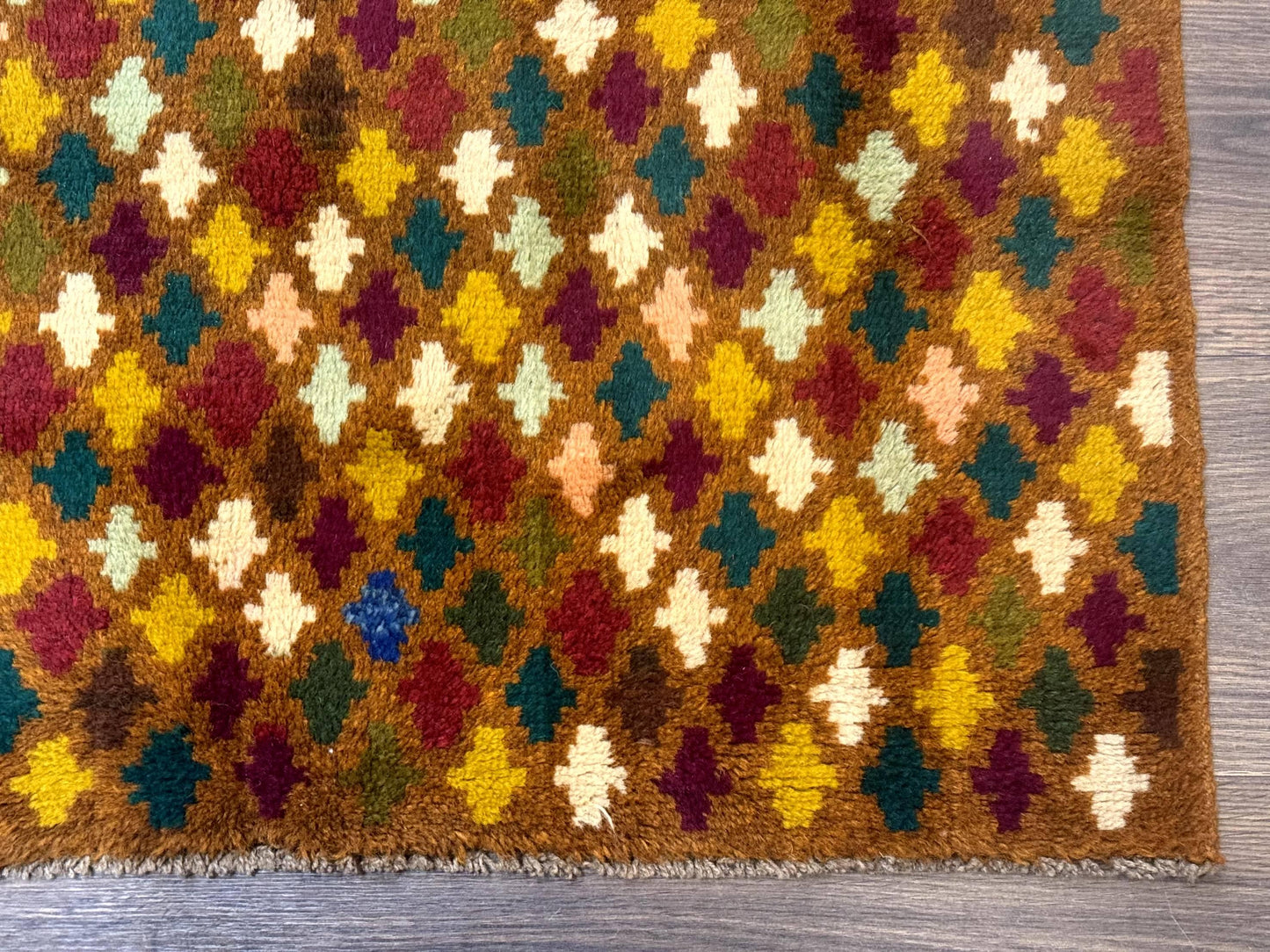 Balouch Rug 3x4, Burnt-Orange, Multicolor, Afghan Rug - Nuvé