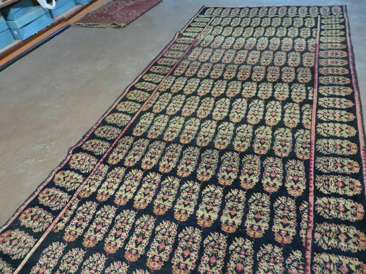 4' X 9' Antique Karabagh Caucasian Rug Handmade Wool Carpet Organic Dyes Nice - Nuvé