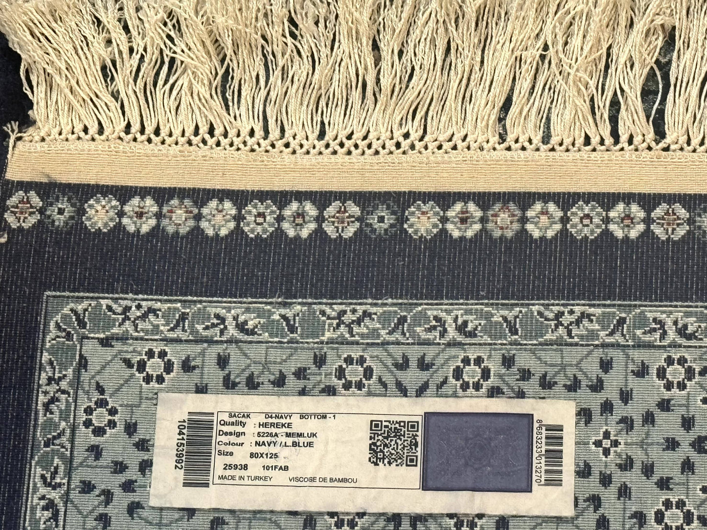 Blue Turkish Silk Hereke Rug 2.6 x 4, Mamluk Red, Blue, Bamboo Silk - Nuvé