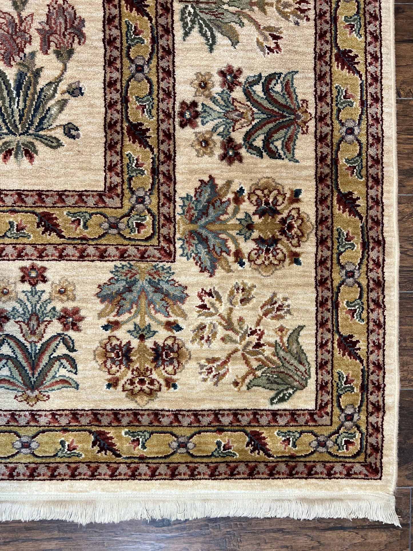 Karastan Rug 8.8 x 12, Ashara Amritsar #549, Oatmeal Color, Wool Pile Karastan Carpet, Discontinued Karastan Area Rug, Decorative - Nuvé