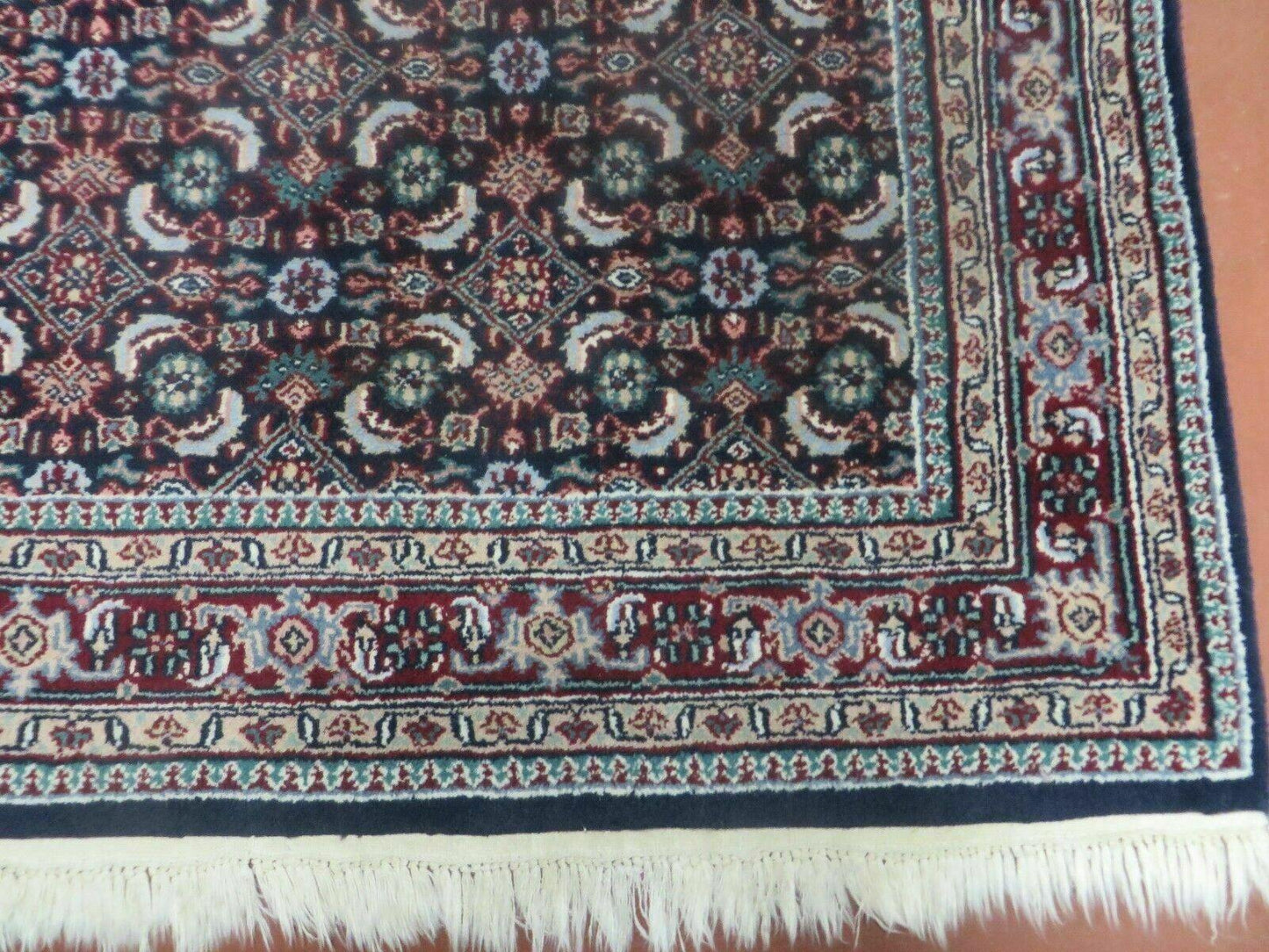 4' X 6' Vintage Handmade Indian Amristar Wool Rug Carpet Nice - Nuvé