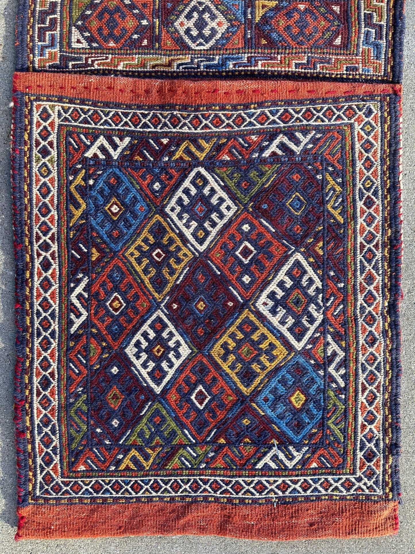 Exquisite Persian Qashqai Nomadic Vintage Khorjin ‘Saddle bag’ - Nuvé