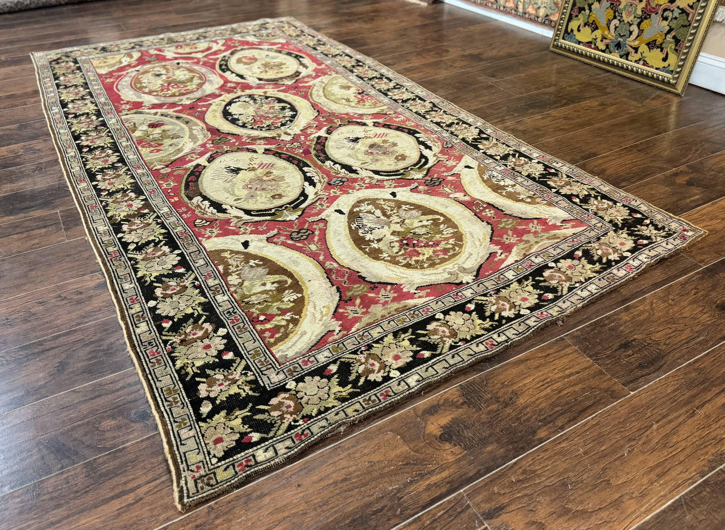 Antique Caucasian Karabakh Rug 5x10 - Nuvé