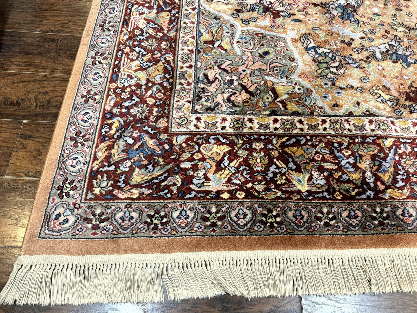 Karastan Rug 10x14 - Persian Hunting #723 - Wool Pile, Vintage - Nuvé