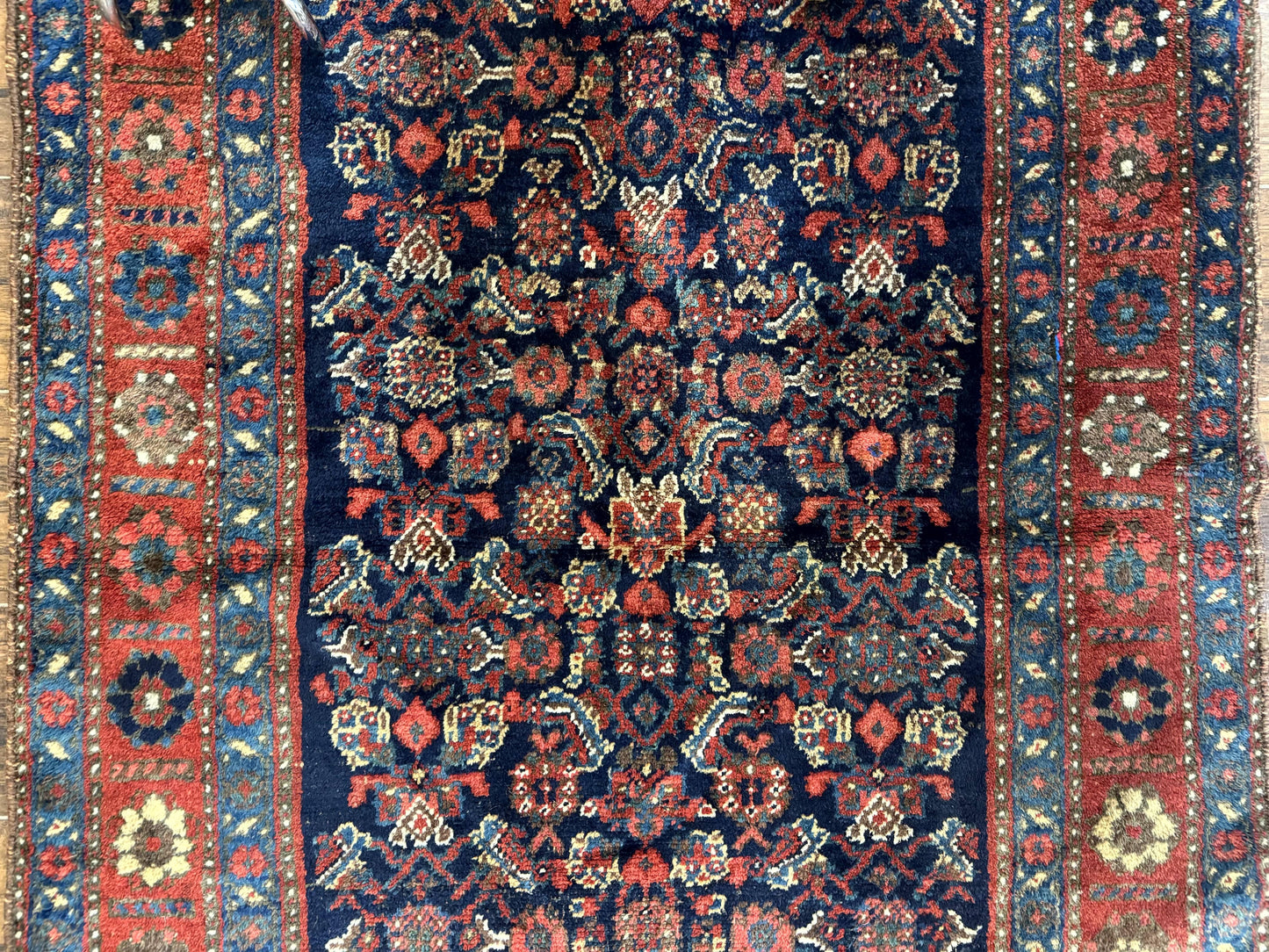 Antique Persian Tribal Rug 4x6, Kurdish Rug - Nuvé