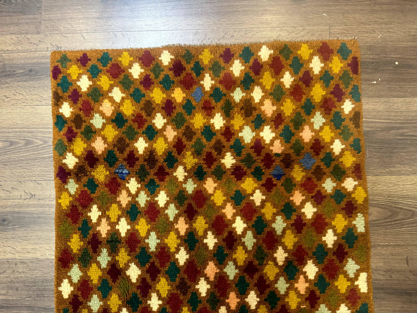 Balouch Rug 3x4, Burnt-Orange, Multicolor, Afghan Rug - Nuvé