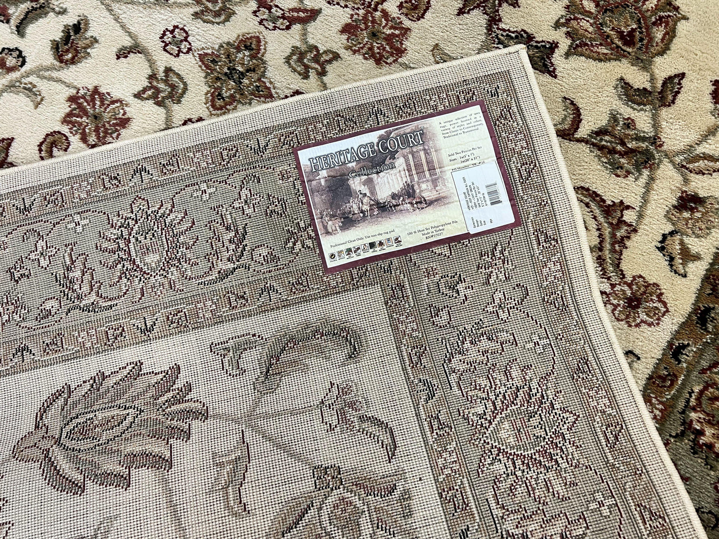 Floral Oriental Rug 5x7, Turkish Power Loomed Carpet, Traditional Design - Nuvé