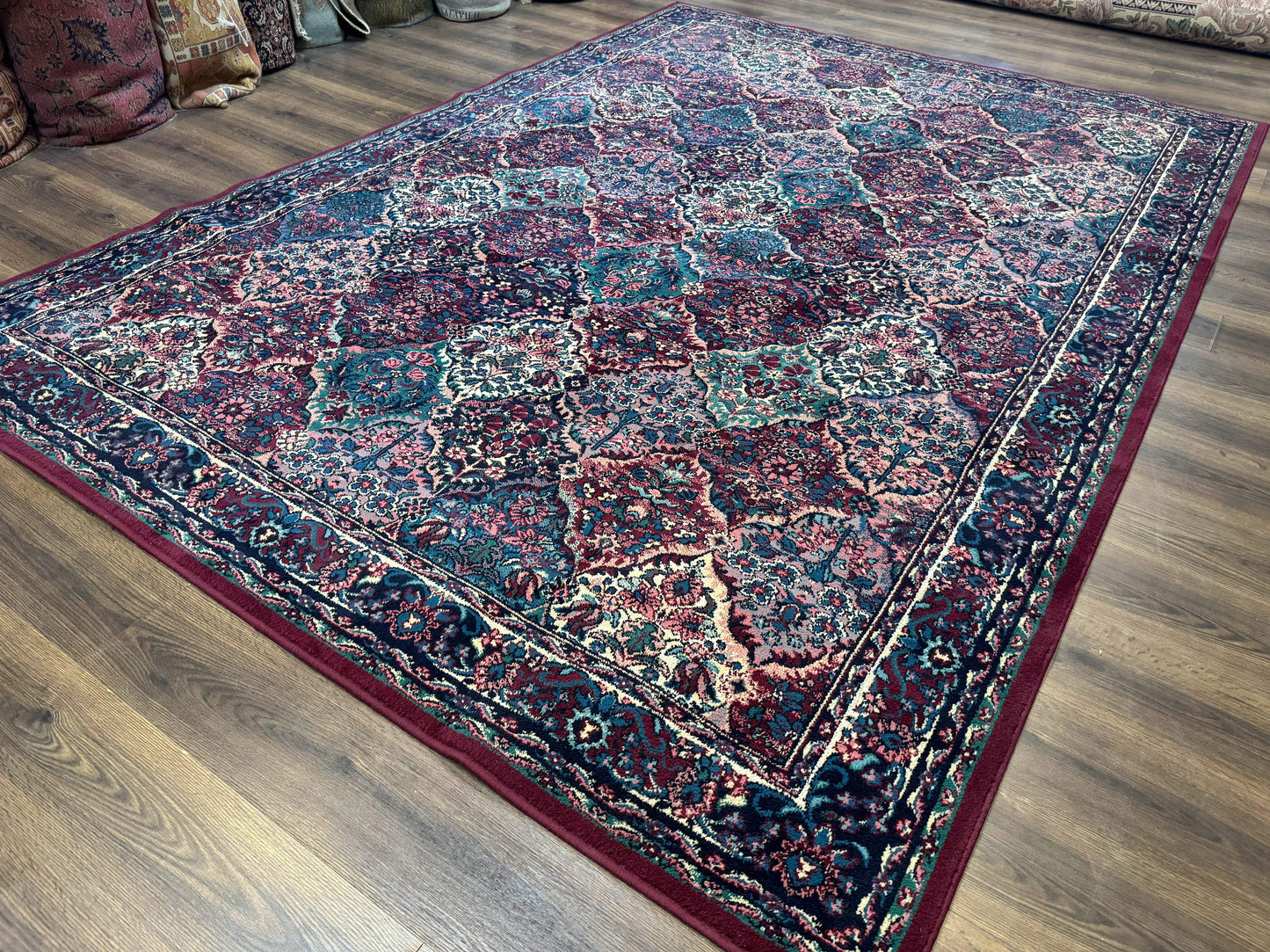 Multicolor Panel Kirman Rug 8x11 - Nuvé