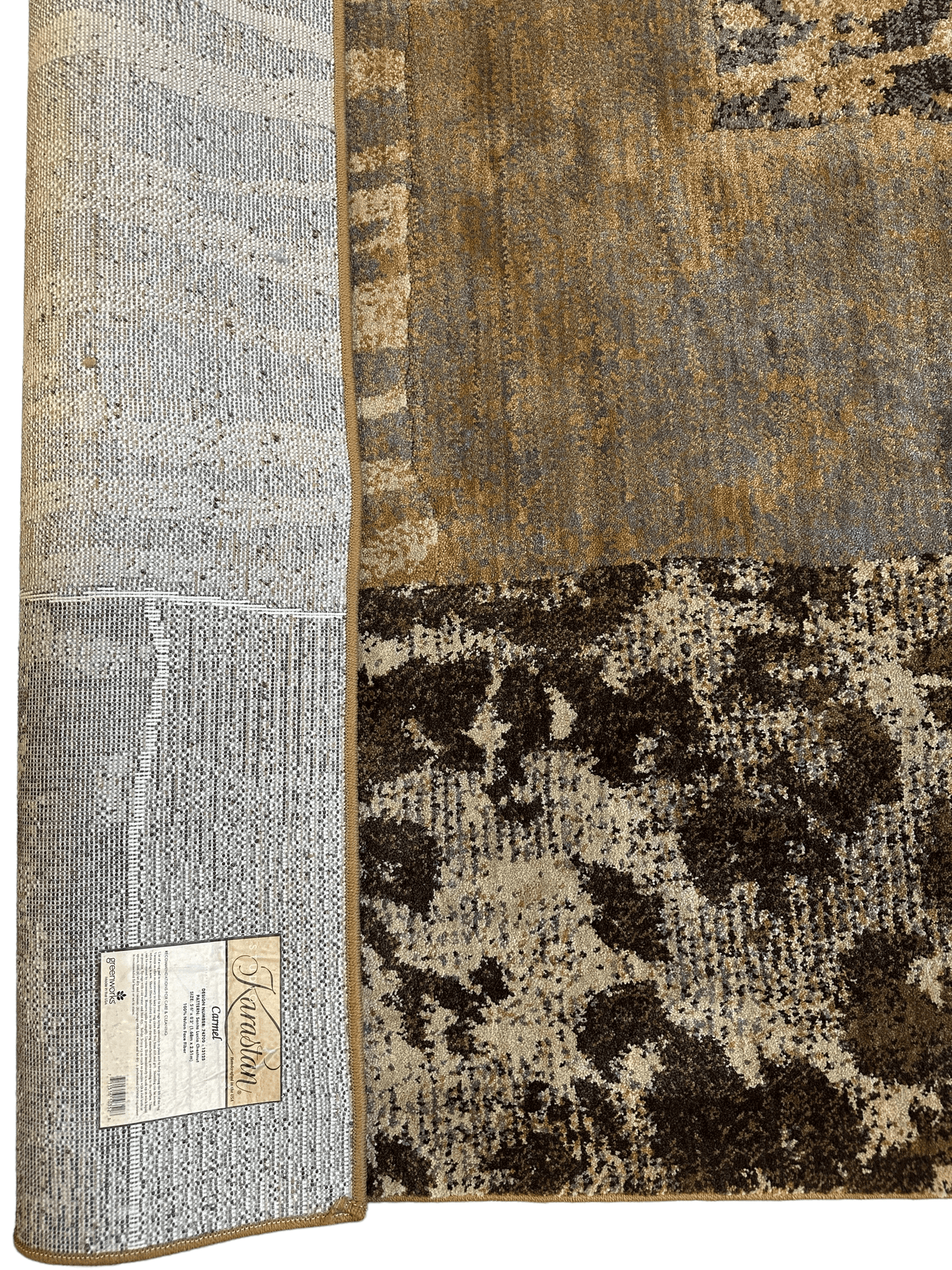 Karastan Carmel Santa Lucia Chestnut Area Rug 5’6”x8’3” - Nuvé