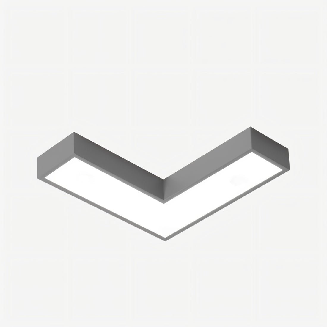 Korner ceiling light by Residence Supply, modern fixture with geometric design and metal finish, mounted on a ceiling.