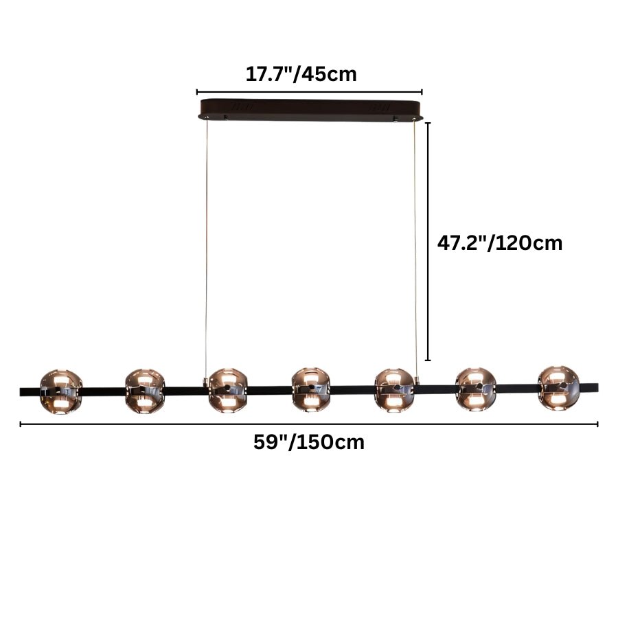 Malay Linear Chandelier - Nuvé