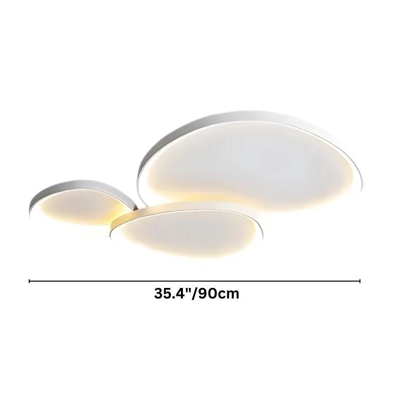 Contemporary Mila ceiling light fixture by Residence Supply with sleek design and glass shade for modern interior lighting.