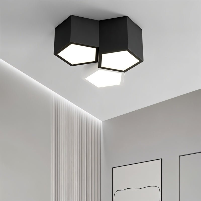 Mukab ceiling light by Residence Supply featuring a modern, minimalist design with a sleek white finish and round shape.