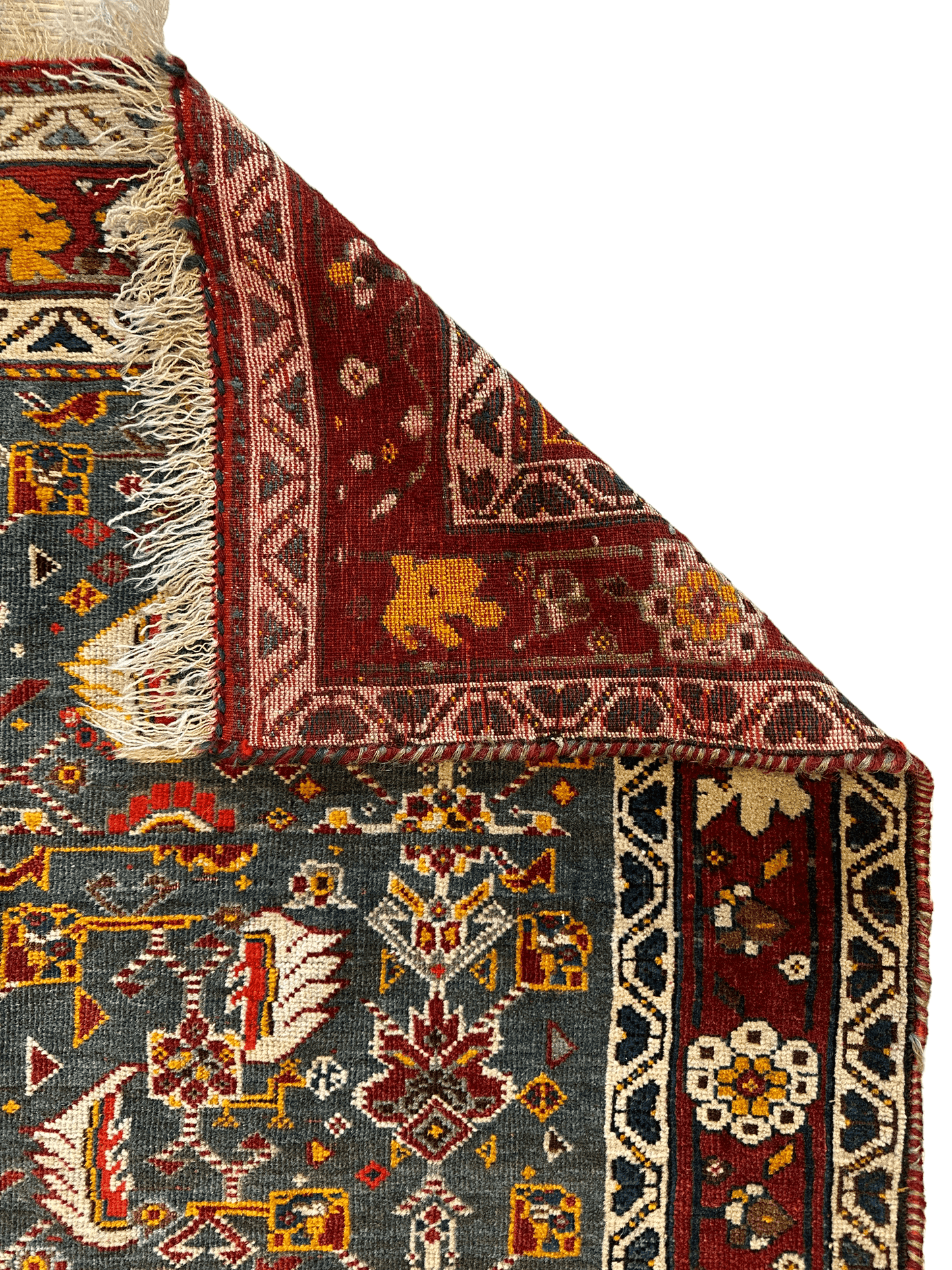 One of a Kind Persian Kashkuli Runner - 3’2" X 6’8" - Nuvé