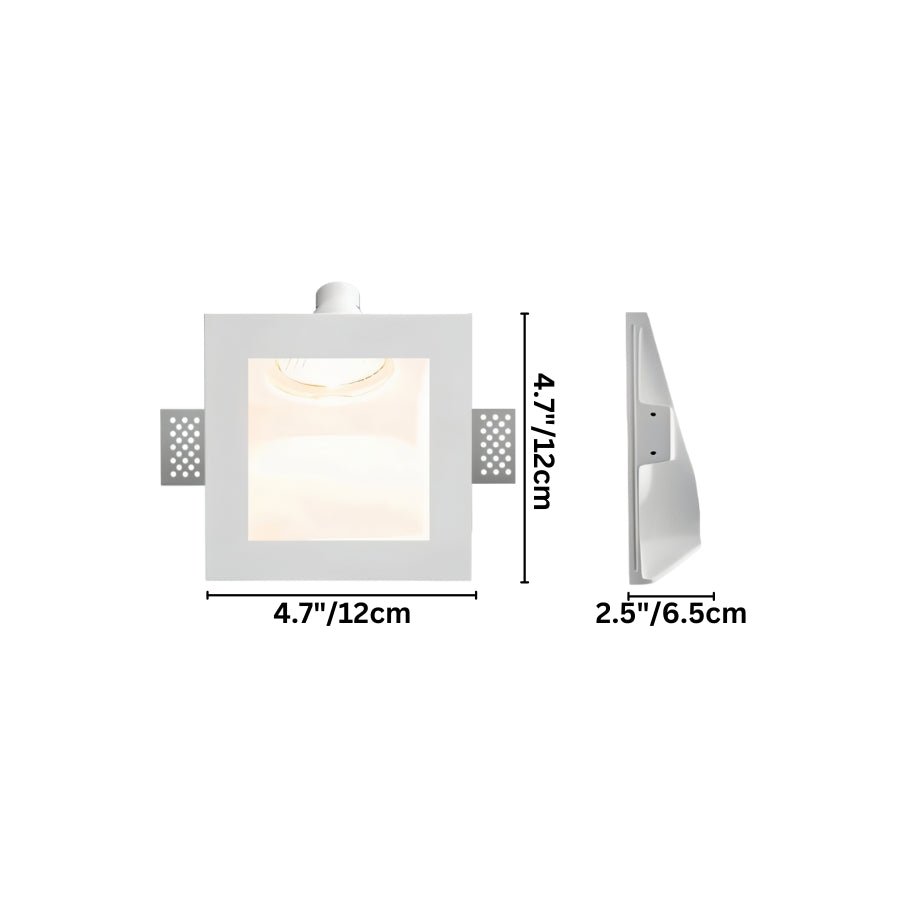 Square Recessed Onexa Trimless Wall Light by Residence Supply, modern minimalist lighting fixture for wall installation.