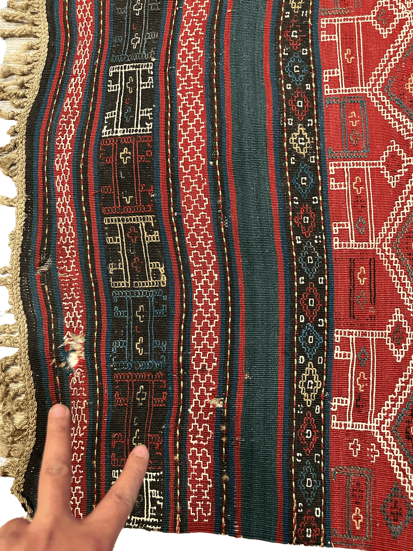 UNIQUE (collectors special) Antique Caucasian Verneh Rug 5’4” x 8’ - Nuvé