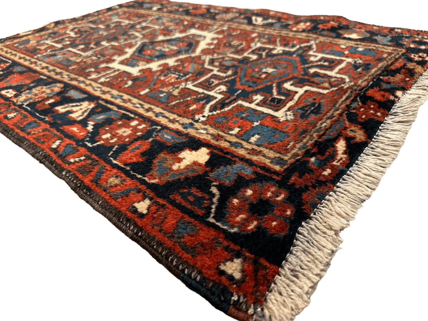 Vintage Persian Karaja Heriz Runner 24”x33” - Nuvé