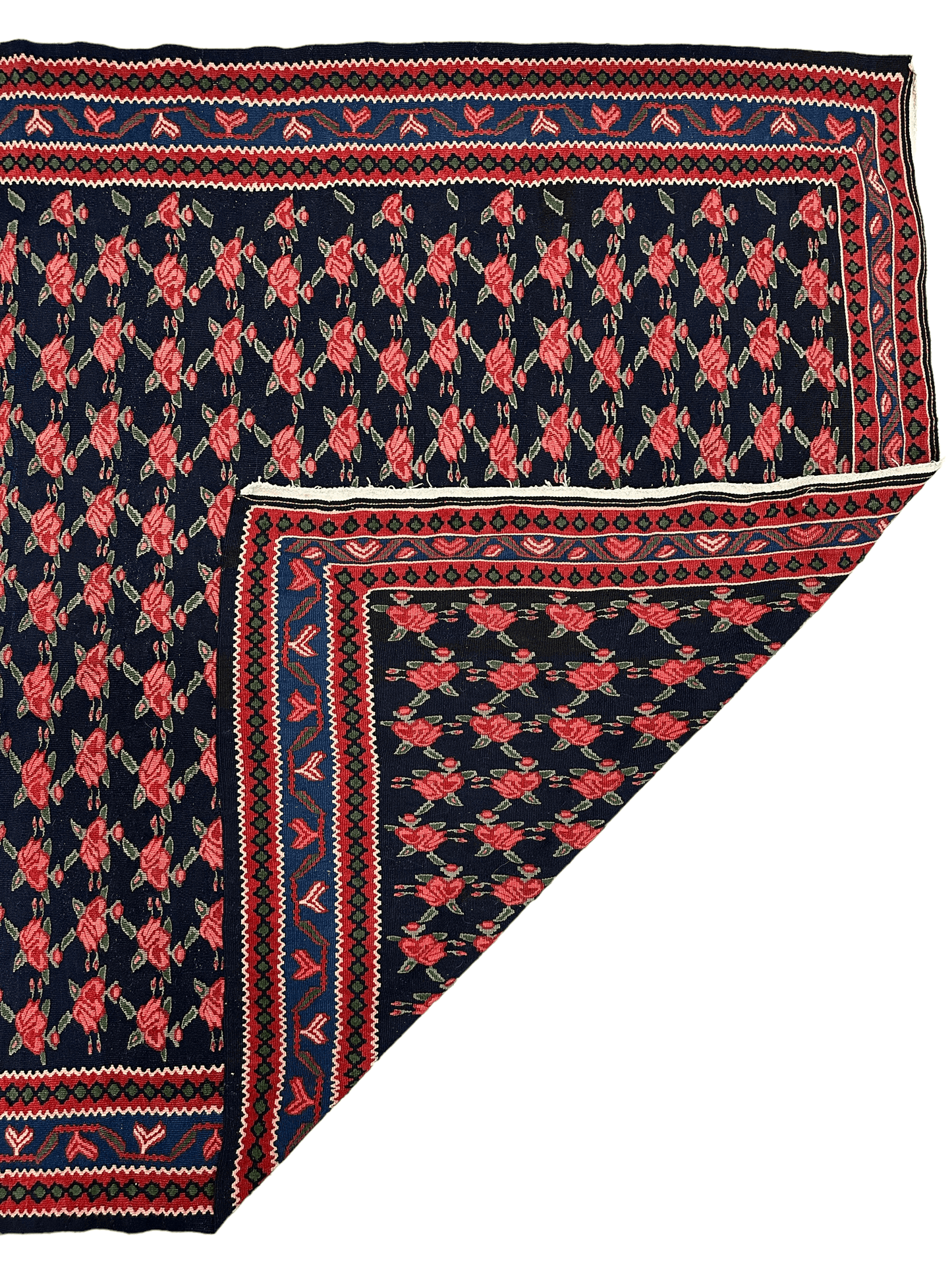 Vintage Persian Senneh Kilim 4’4” x 7’ - Nuvé
