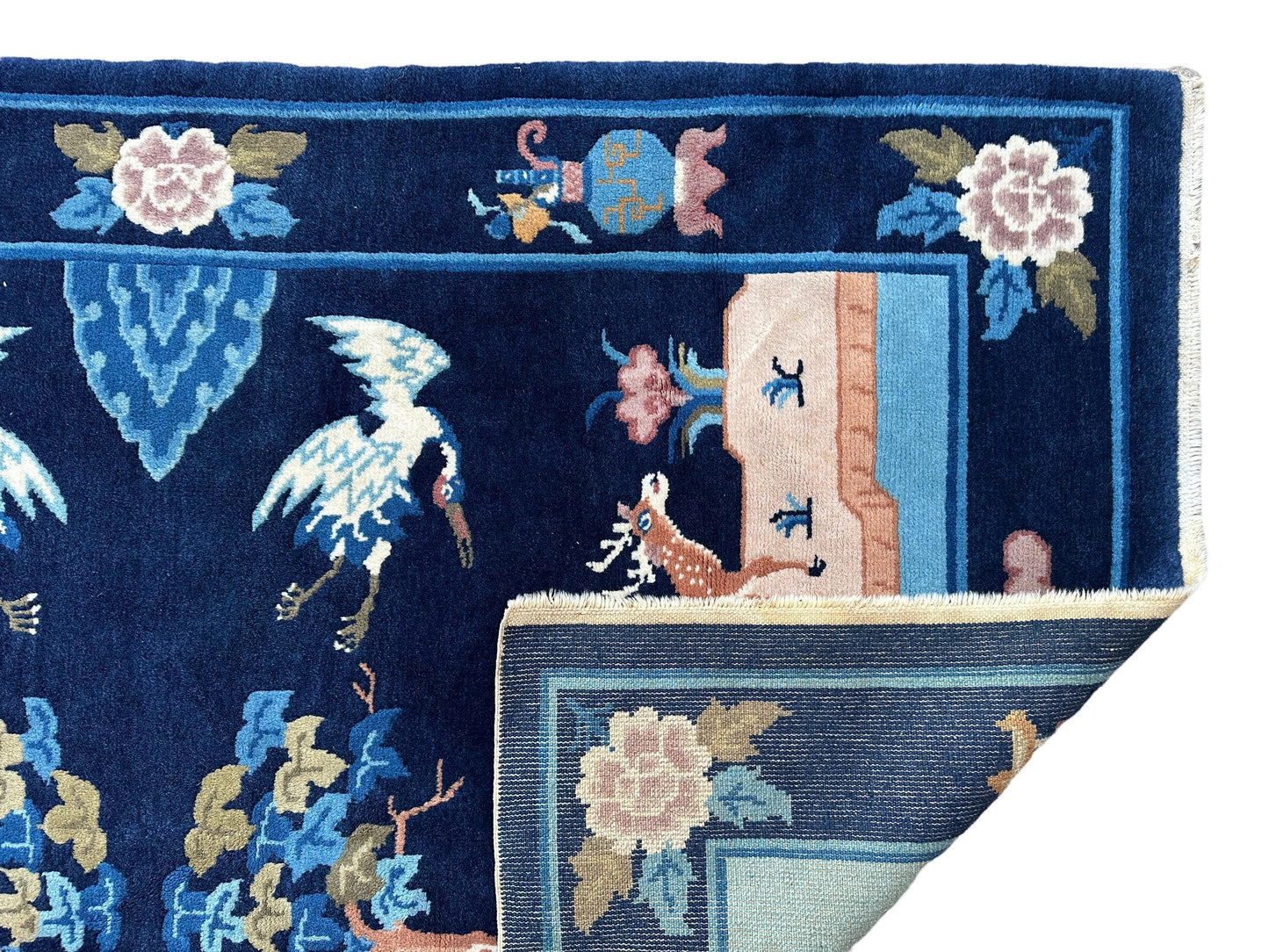 Vintage Pictorial Tibetan Rug 3’ x 5’1” - Nuvé